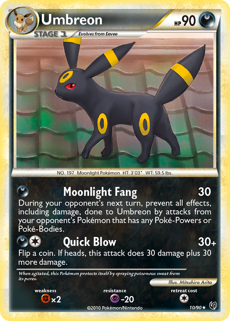 Umbreon (10/90) [HeartGold & SoulSilver: Undaunted] | Anubis Games and Hobby