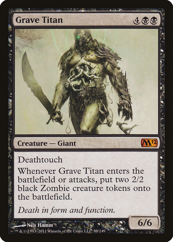 Grave Titan [Magic 2012] | Anubis Games and Hobby