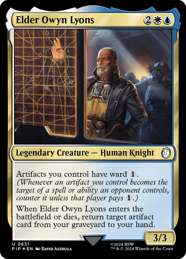 Elder Owyn Lyons (Surge Foil) [Fallout] | Anubis Games and Hobby