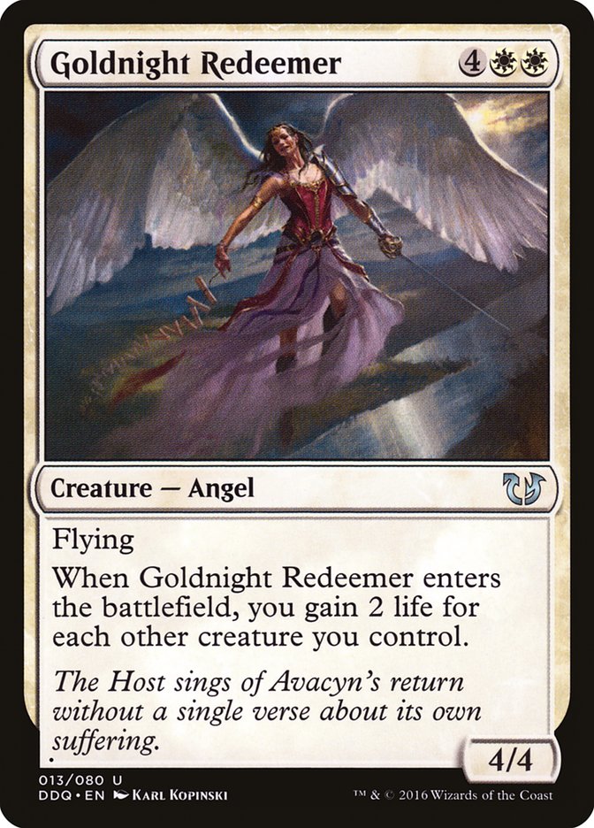 Goldnight Redeemer [Duel Decks: Blessed vs. Cursed] | Anubis Games and Hobby