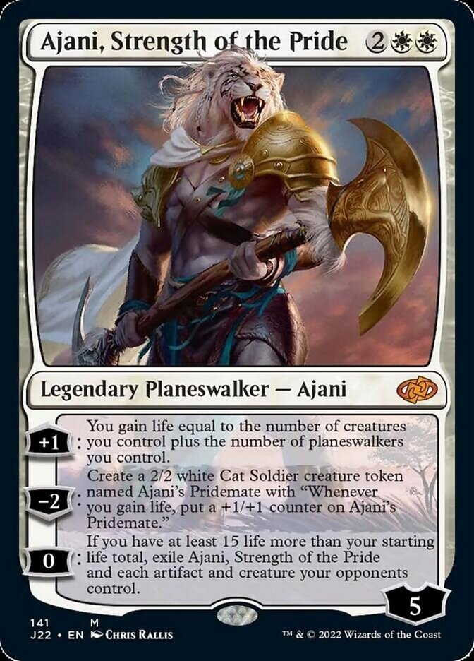 Ajani, Strength of the Pride [Jumpstart 2022] | Anubis Games and Hobby