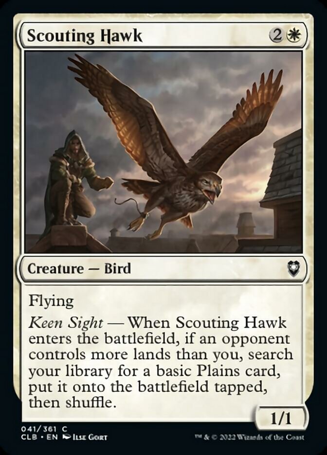 Scouting Hawk [Commander Legends: Battle for Baldur's Gate] | Anubis Games and Hobby