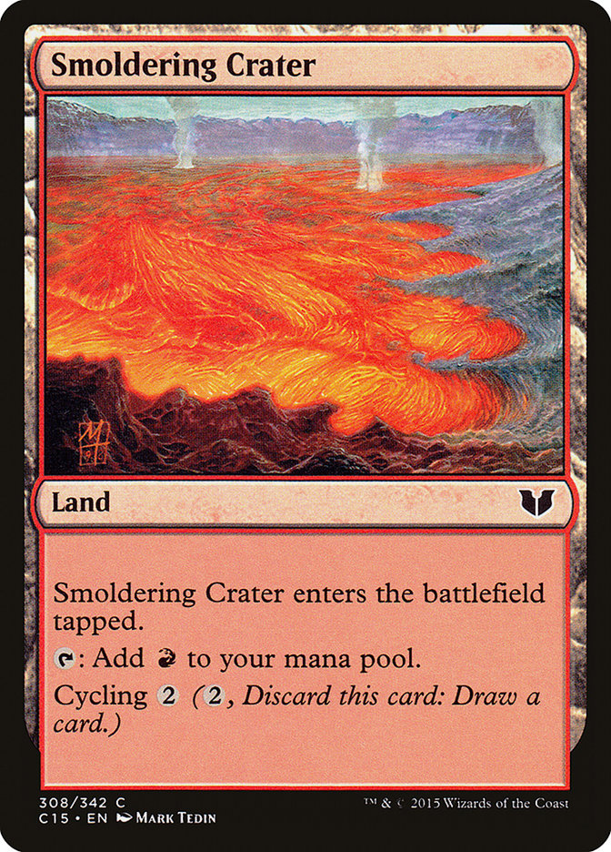 Smoldering Crater [Commander 2015] | Anubis Games and Hobby