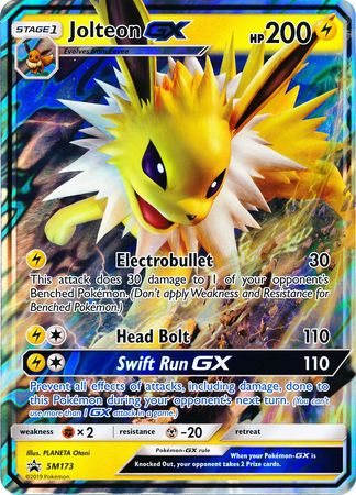 Jolteon GX (SM173) (Jumbo Card) [Sun & Moon: Black Star Promos] | Anubis Games and Hobby