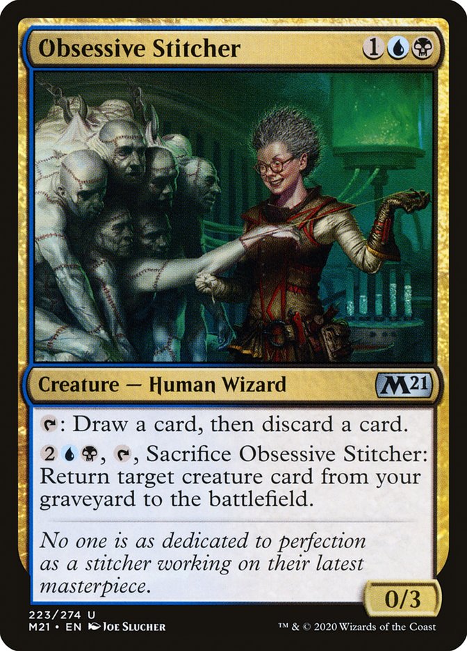 Obsessive Stitcher [Core Set 2021] | Anubis Games and Hobby