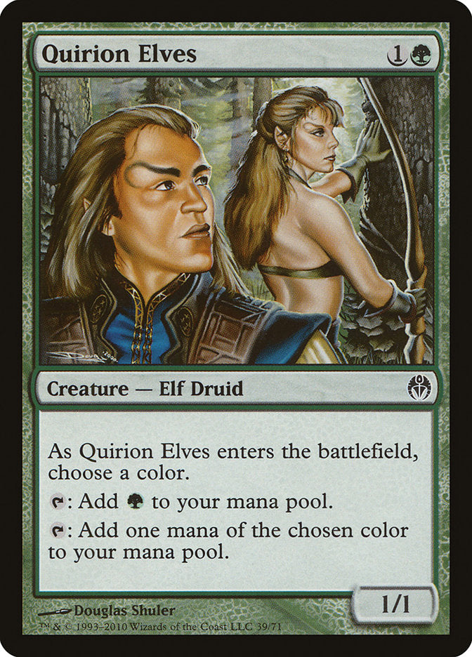 Quirion Elves [Duel Decks: Phyrexia vs. the Coalition] | Anubis Games and Hobby