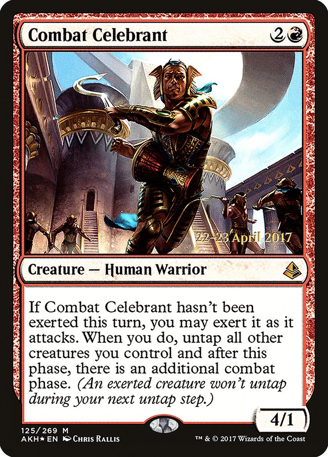 Combat Celebrant [Amonkhet Prerelease Promos] | Anubis Games and Hobby