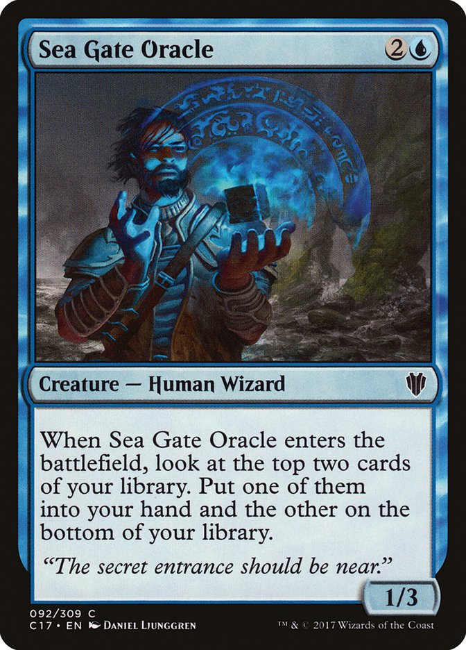 Sea Gate Oracle [Commander 2017] | Anubis Games and Hobby