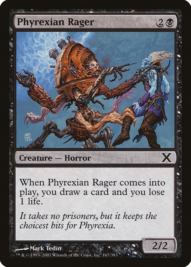 Phyrexian Rager [Tenth Edition] | Anubis Games and Hobby