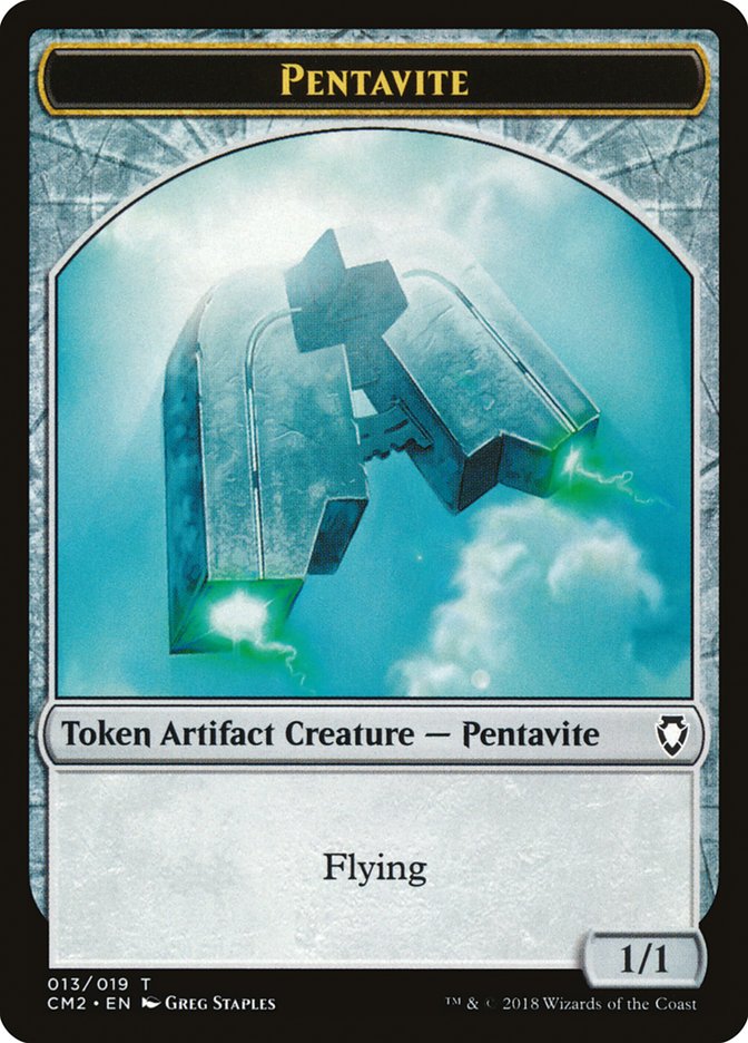 Pentavite Token [Commander Anthology Volume II Tokens] | Anubis Games and Hobby