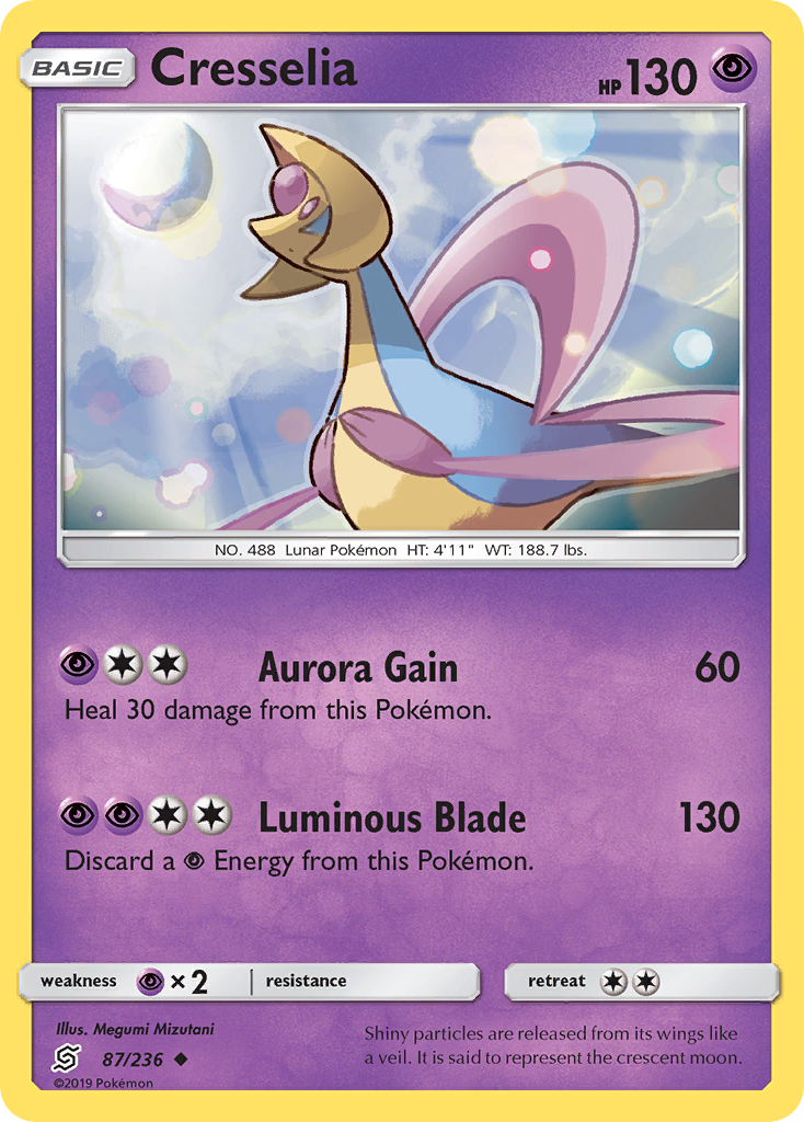 Cresselia (87/236) [Sun & Moon: Unified Minds] | Anubis Games and Hobby