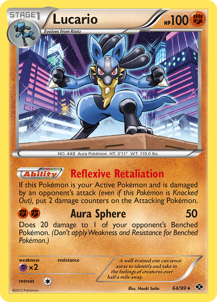 Lucario (64/99) [Black & White: Next Destinies] | Anubis Games and Hobby