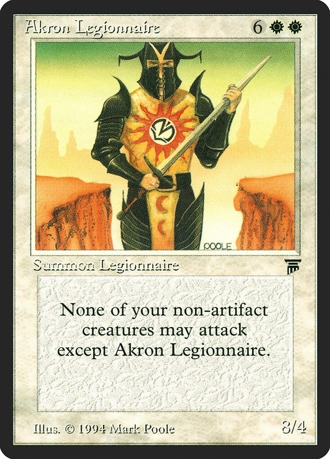 Akron Legionnaire [Legends] | Anubis Games and Hobby