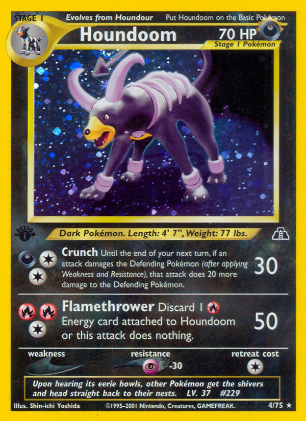 Houndoom (4/75) [Neo Discovery 1st Edition] | Anubis Games and Hobby