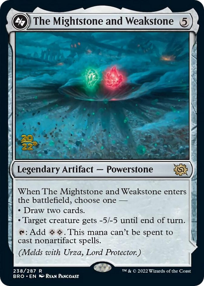 The Mightstone and Weakstone [The Brothers' War Prerelease Promos] | Anubis Games and Hobby