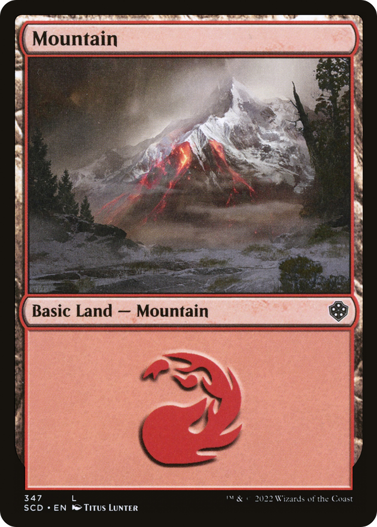 Mountain (347) [Starter Commander Decks] | Anubis Games and Hobby