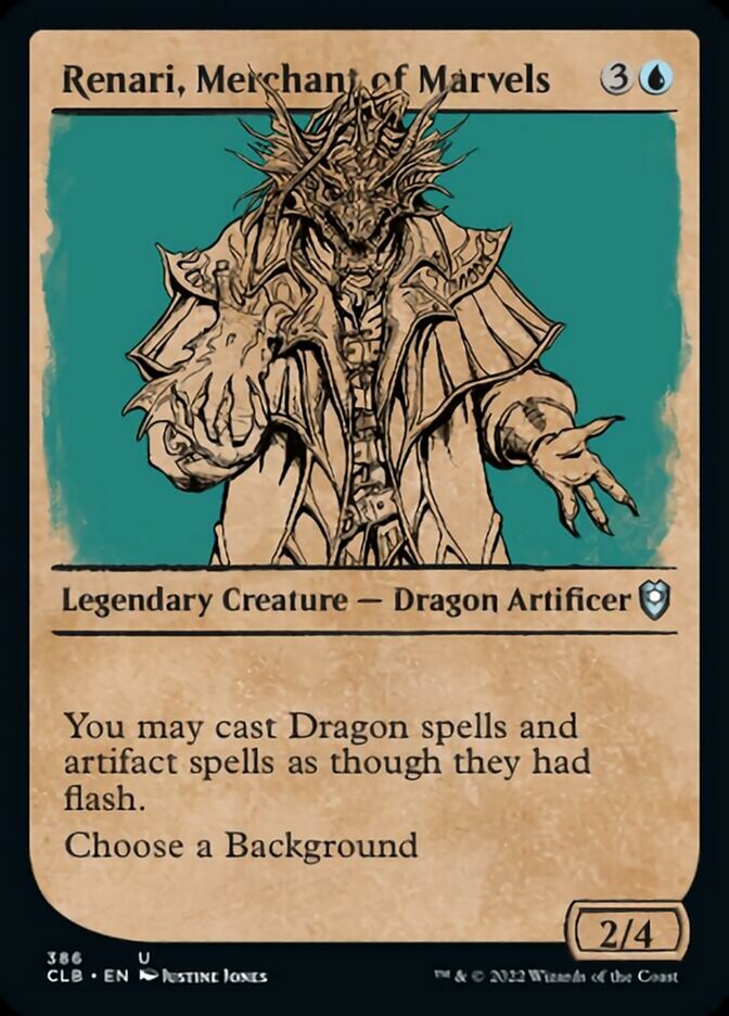 Renari, Merchant of Marvels (Showcase) [Commander Legends: Battle for Baldur's Gate] | Anubis Games and Hobby