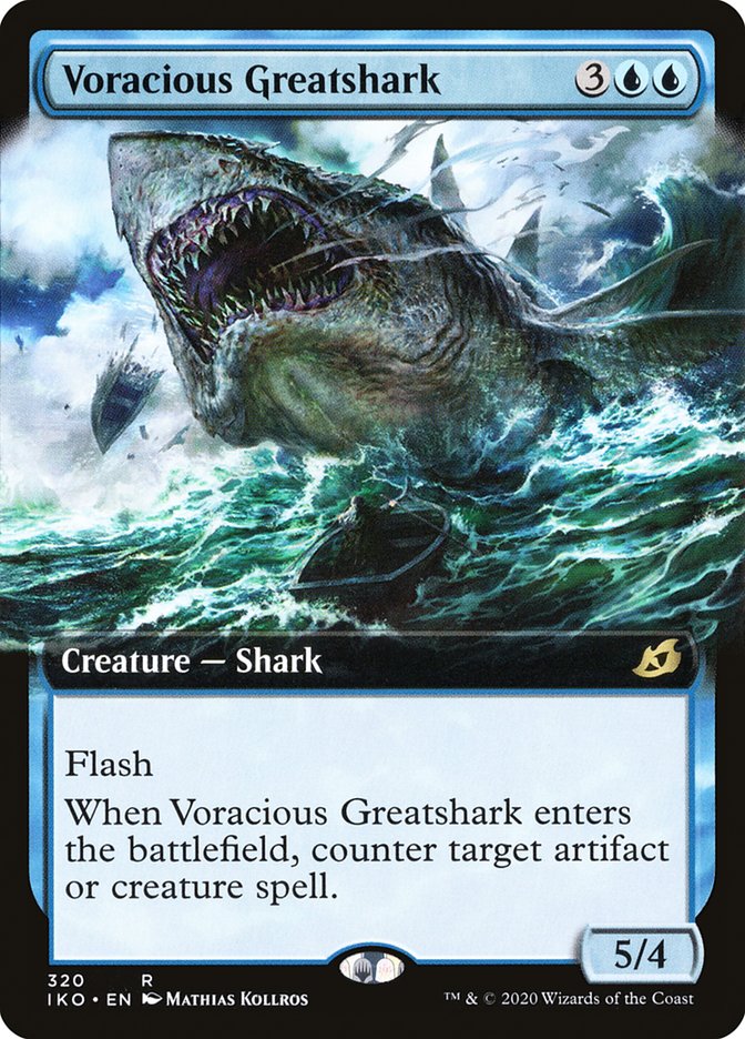 Voracious Greatshark (Extended Art) [Ikoria: Lair of Behemoths] | Anubis Games and Hobby