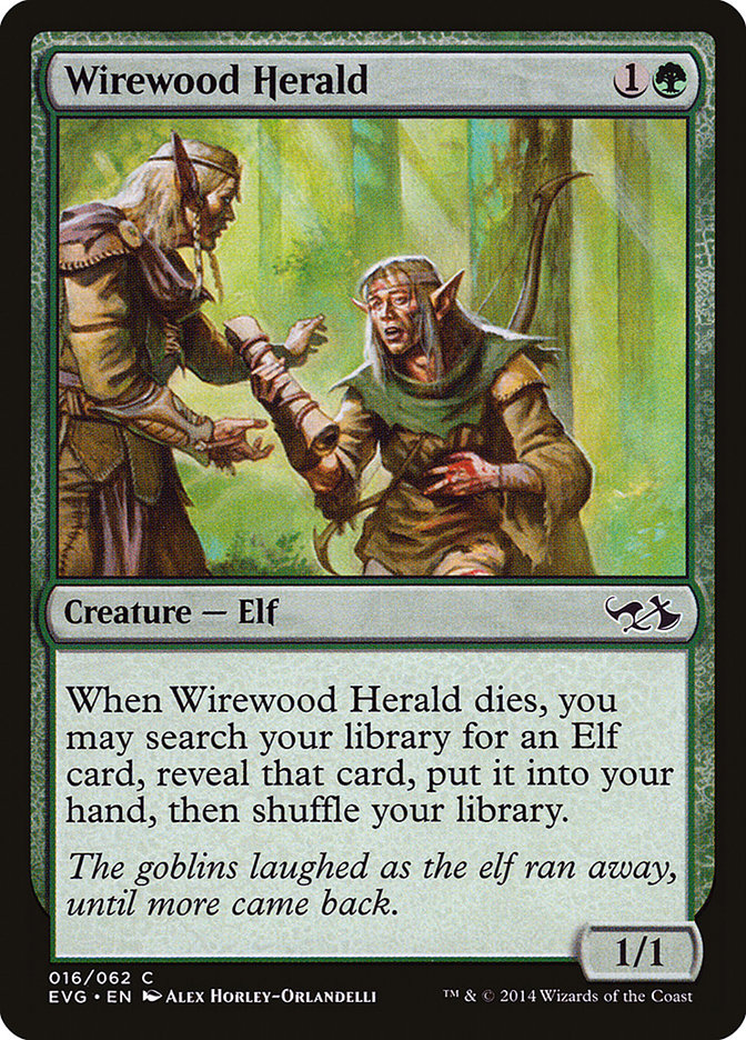 Wirewood Herald (Elves vs. Goblins) [Duel Decks Anthology] | Anubis Games and Hobby