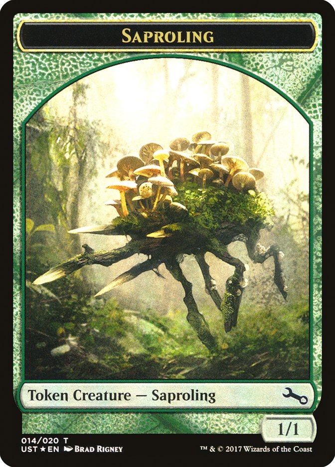 Saproling // Saproling Double-Sided Token [Unstable Tokens] | Anubis Games and Hobby