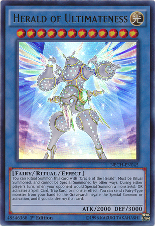 Herald of Ultimateness [NECH-EN045] Ultra Rare | Anubis Games and Hobby