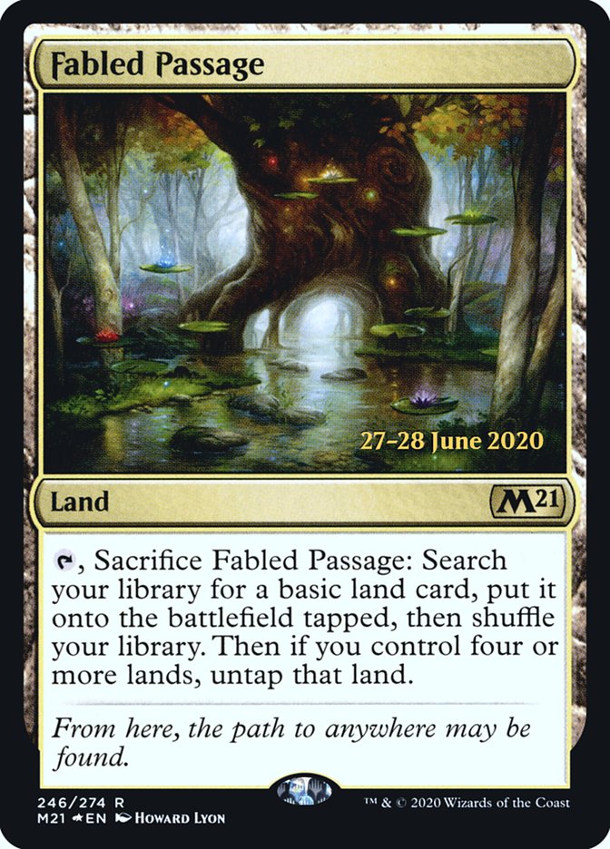 Fabled Passage [Core Set 2021 Prerelease Promos] | Anubis Games and Hobby