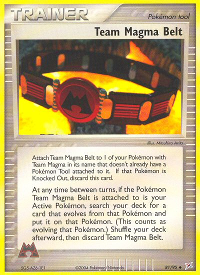 Team Magma Belt (81/95) [EX: Team Magma vs Team Aqua] | Anubis Games and Hobby