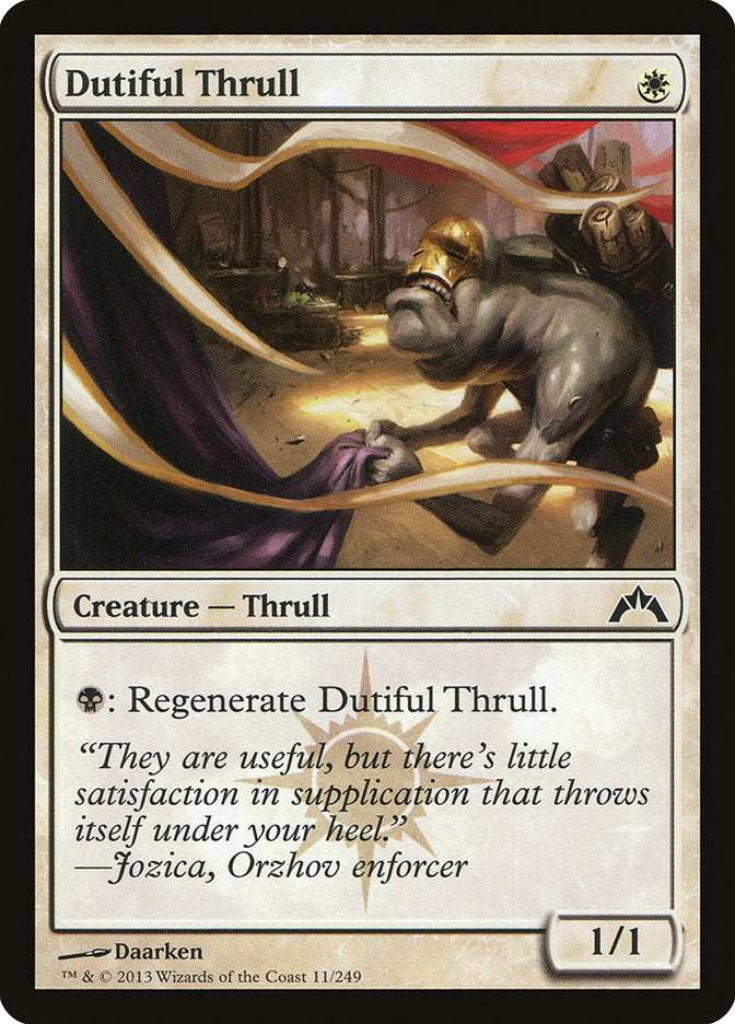 Dutiful Thrull [Gatecrash] | Anubis Games and Hobby