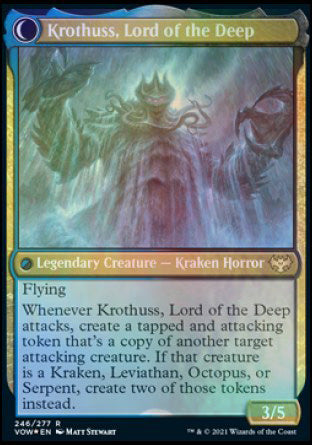 Runo Stromkirk // Krothuss, Lord of the Deep [Innistrad: Crimson Vow Prerelease Promos] | Anubis Games and Hobby