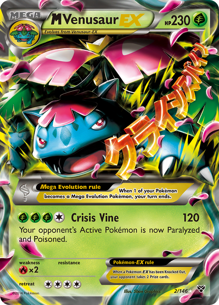 M Venusaur EX (2/146) [XY: Base Set] | Anubis Games and Hobby