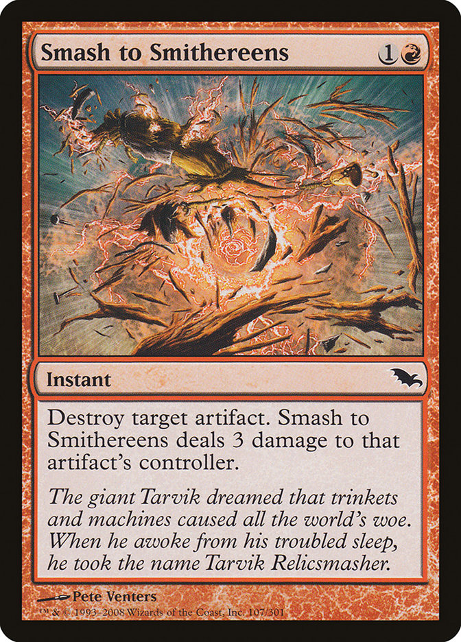 Smash to Smithereens [Shadowmoor] | Anubis Games and Hobby