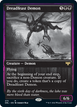 Dreadfeast Demon [Innistrad: Double Feature] | Anubis Games and Hobby