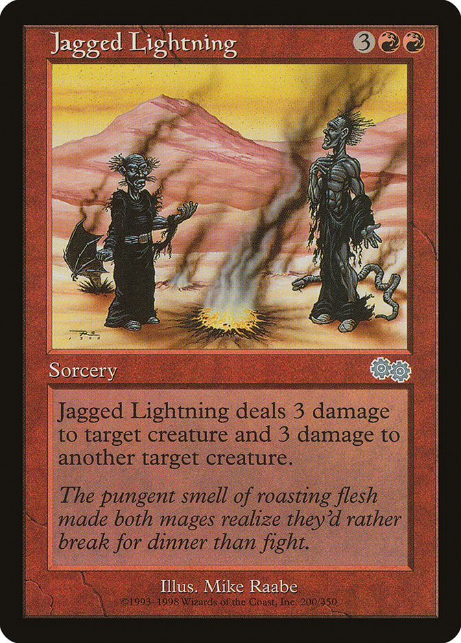 Jagged Lightning [Urza's Saga] | Anubis Games and Hobby