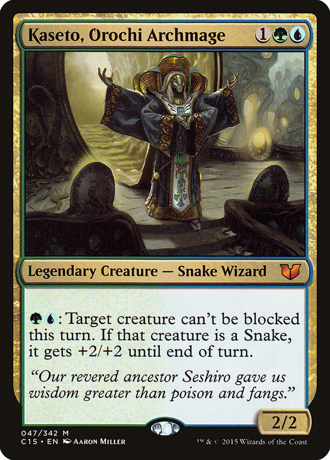 Kaseto, Orochi Archmage [Commander 2015] | Anubis Games and Hobby