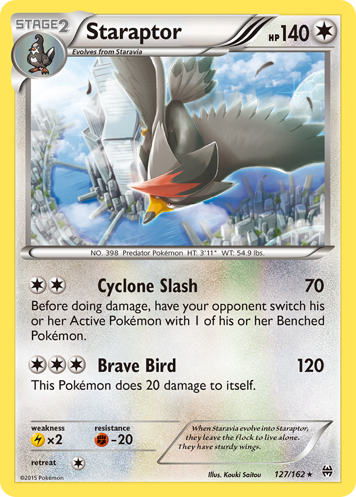 Staraptor (127/162) [XY: BREAKthrough] | Anubis Games and Hobby