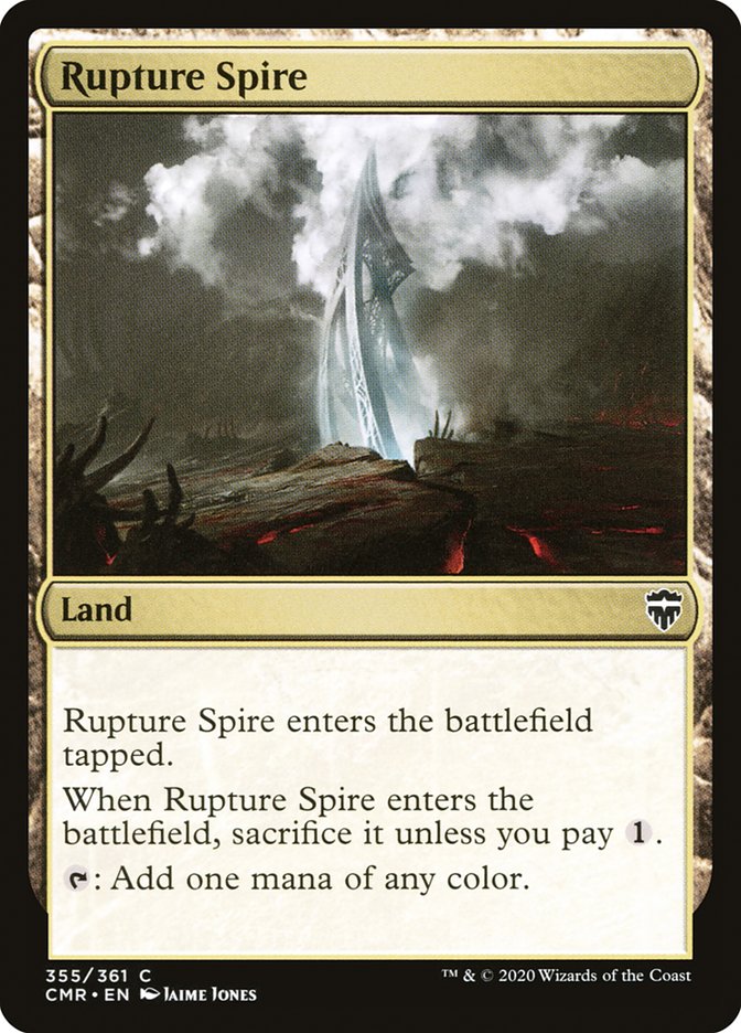 Rupture Spire (355) [Commander Legends] | Anubis Games and Hobby