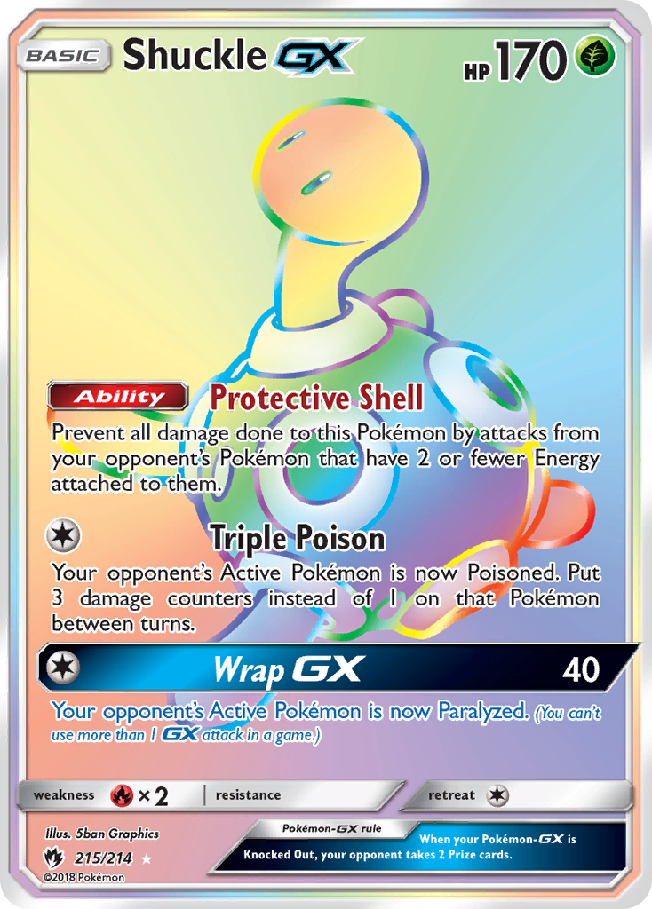 Shuckle GX (215/214) [Sun & Moon: Lost Thunder] | Anubis Games and Hobby