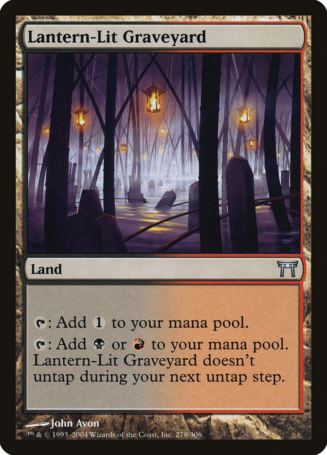 Lantern-Lit Graveyard [Champions of Kamigawa] | Anubis Games and Hobby