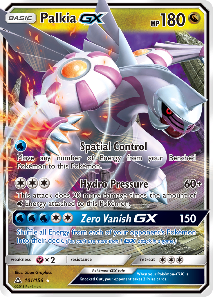 Palkia GX (101/156) [Sun & Moon: Ultra Prism] | Anubis Games and Hobby