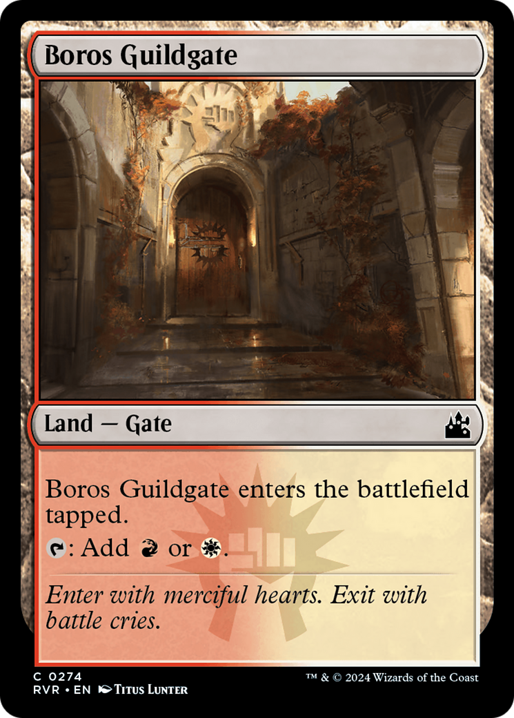 Boros Guildgate [Ravnica Remastered] | Anubis Games and Hobby