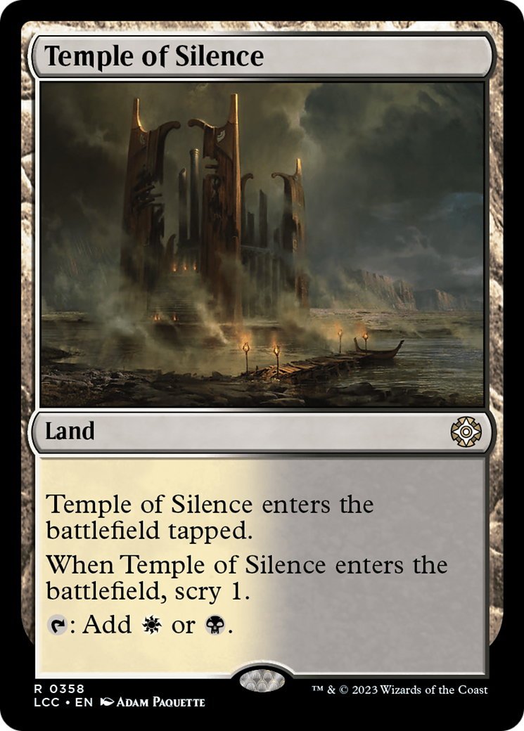 Temple of Silence [The Lost Caverns of Ixalan Commander] | Anubis Games and Hobby