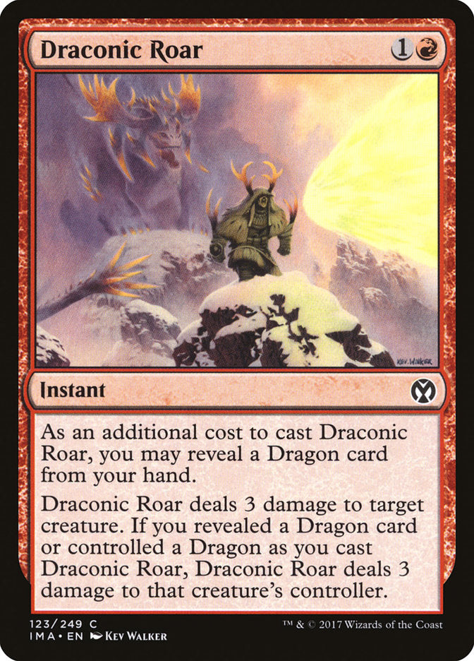 Draconic Roar [Iconic Masters] | Anubis Games and Hobby