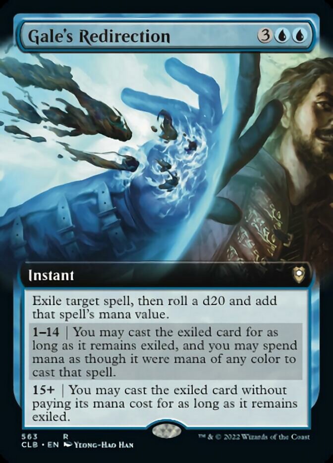 Gale's Redirection (Extended Art) [Commander Legends: Battle for Baldur's Gate] | Anubis Games and Hobby