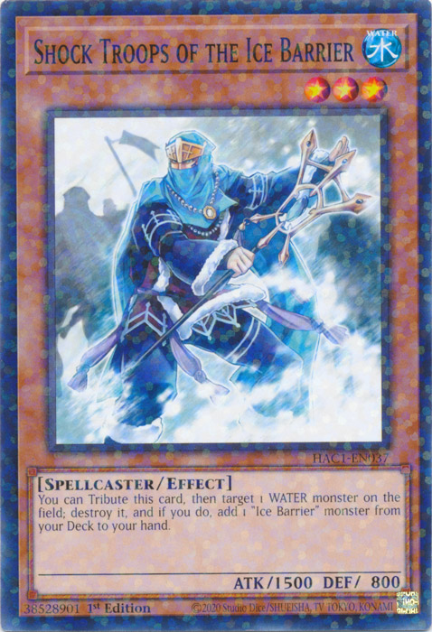 Shock Troops of the Ice Barrier (Duel Terminal) [HAC1-EN037] Common | Anubis Games and Hobby