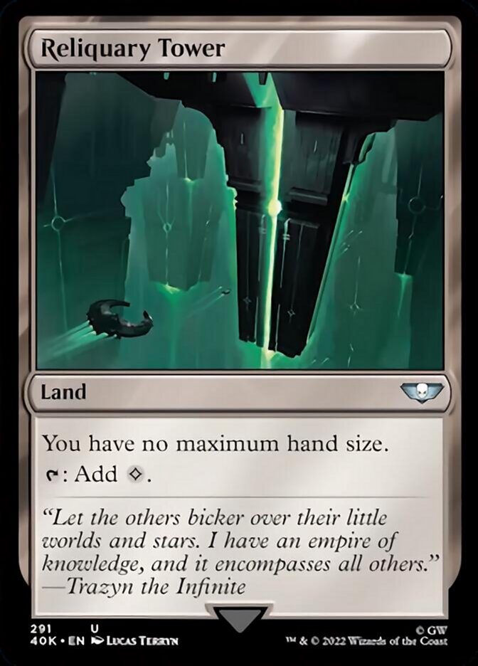 Reliquary Tower (Surge Foil) [Warhammer 40,000] | Anubis Games and Hobby