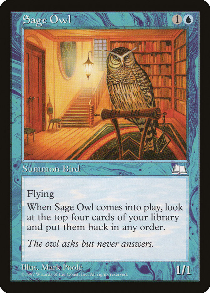 Sage Owl [Weatherlight] | Anubis Games and Hobby