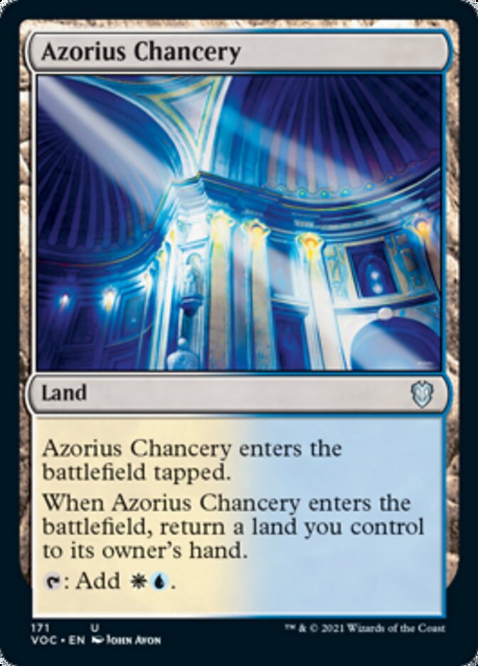 Azorius Chancery [Innistrad: Crimson Vow Commander] | Anubis Games and Hobby