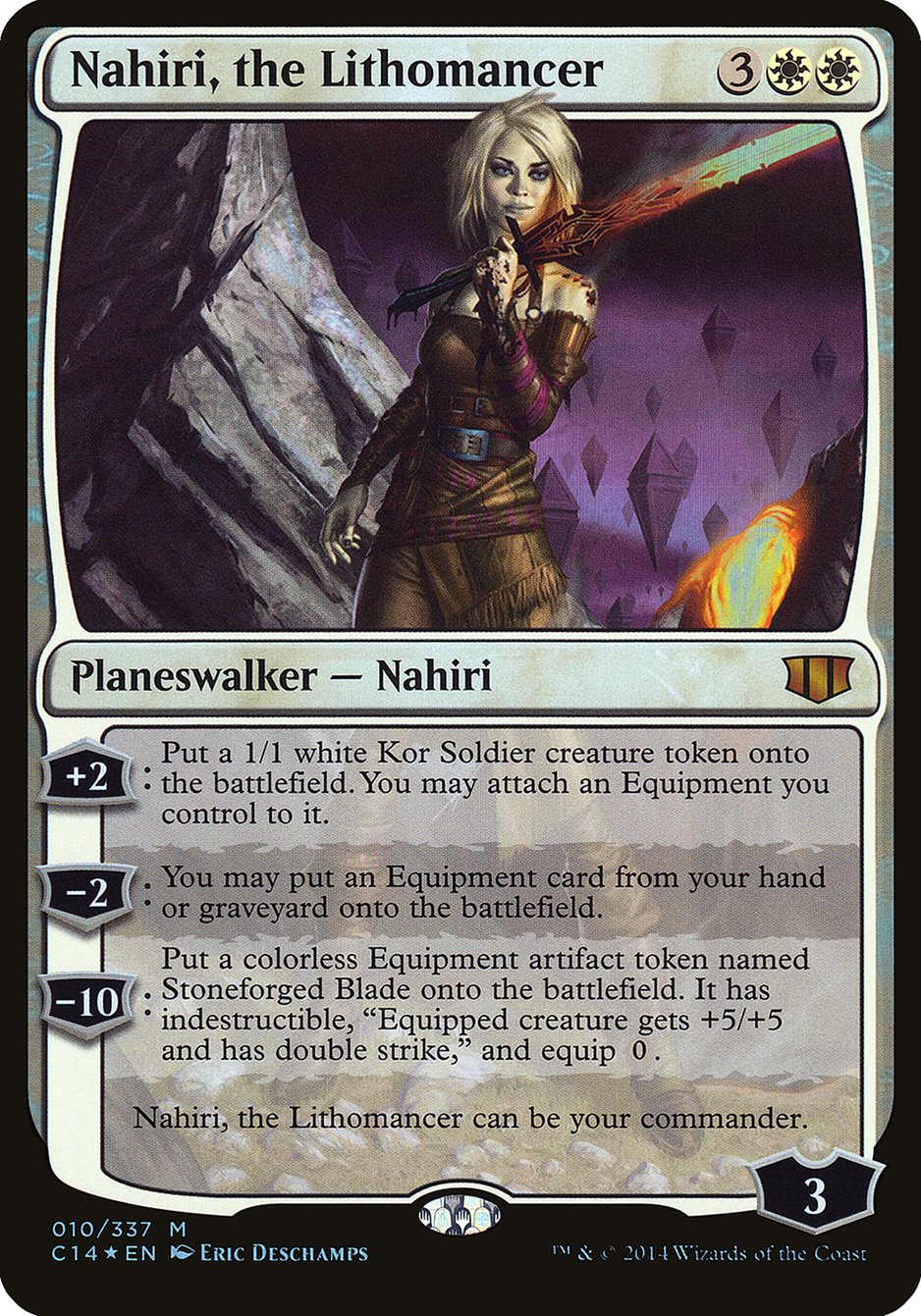 Nahiri, the Lithomancer (Oversized) [Commander 2014 Oversized] | Anubis Games and Hobby