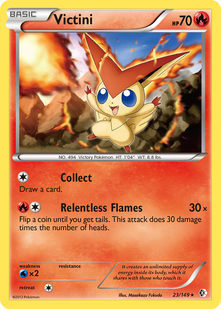 Victini (23/149) [Black & White: Boundaries Crossed] | Anubis Games and Hobby