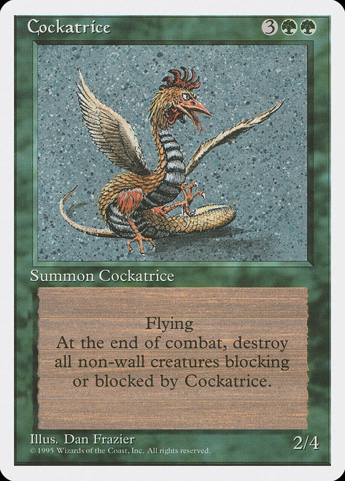 Cockatrice [Fourth Edition] | Anubis Games and Hobby